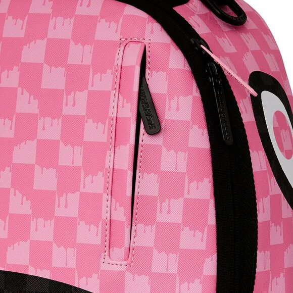 Sprayground Pink Paradise Drip Backpack🔥New Black Bookbag Large School Bag - Picture 6 of 10